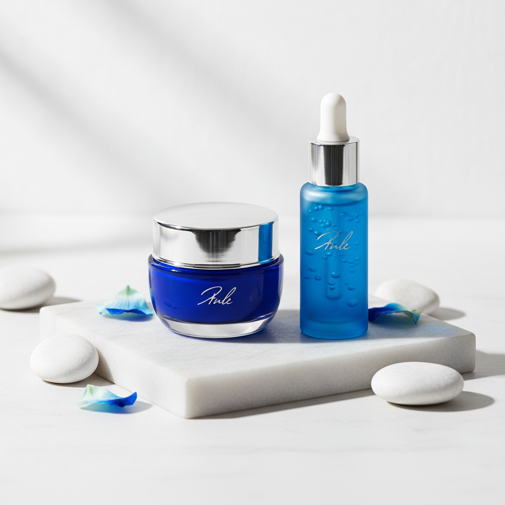 Blue Cosmetics Products